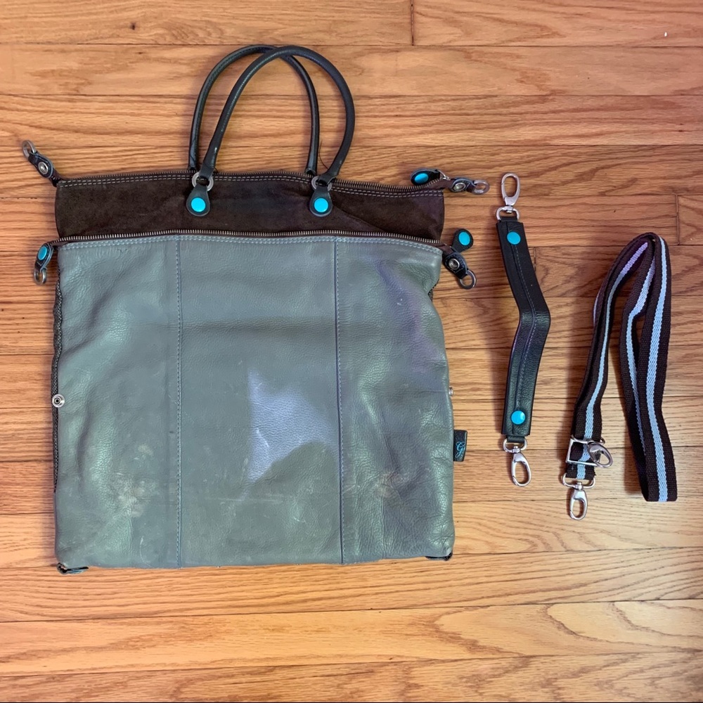 Italian Convertible leather bag